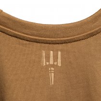 Pitchfork Trident Print T-Shirt - Coyote - L