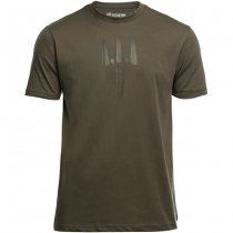 Pitchfork Trident Print T-Shirt - Ranger Green - XL